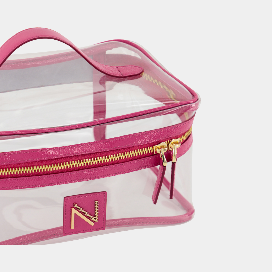 منظم شفاف فوشيا