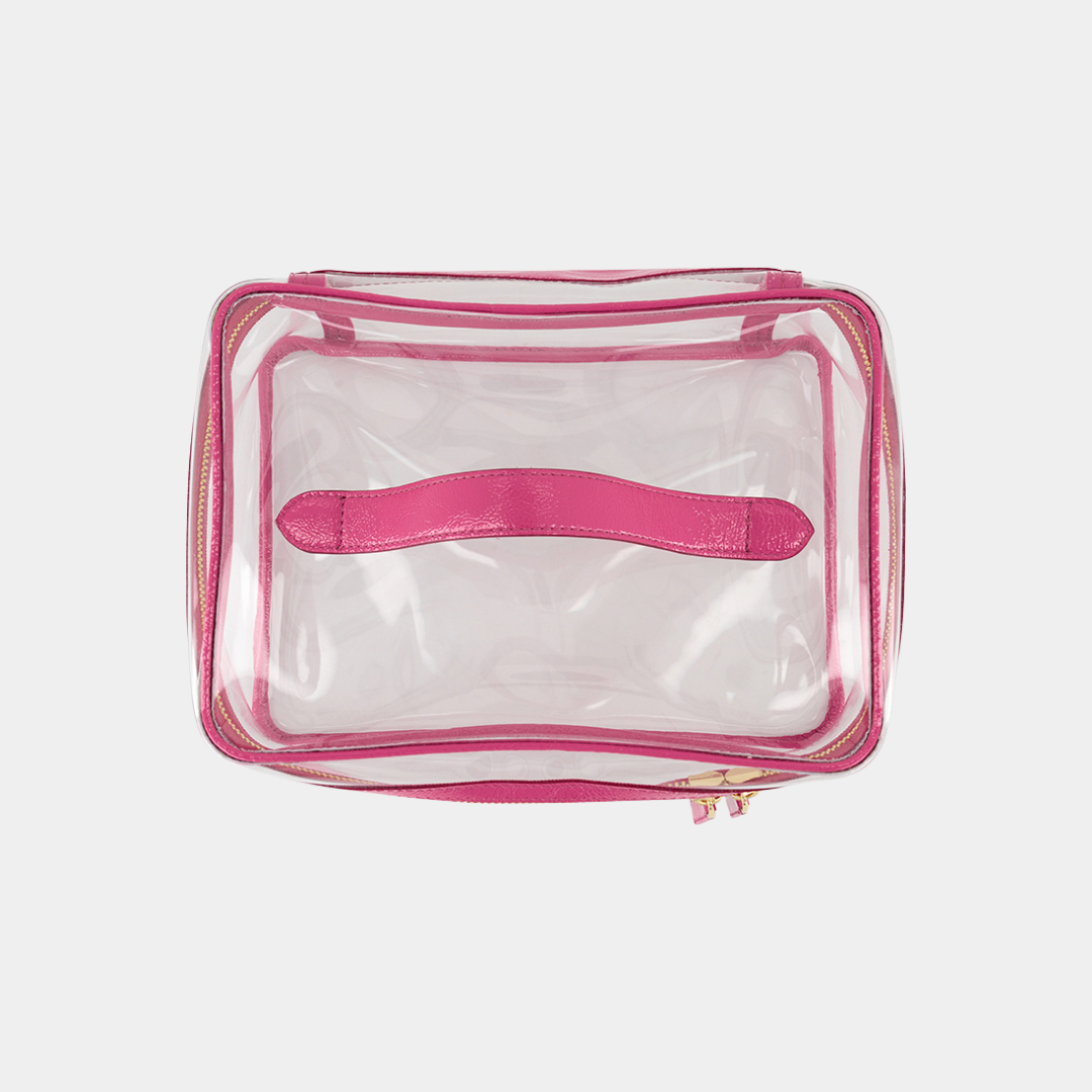 منظم شفاف فوشيا