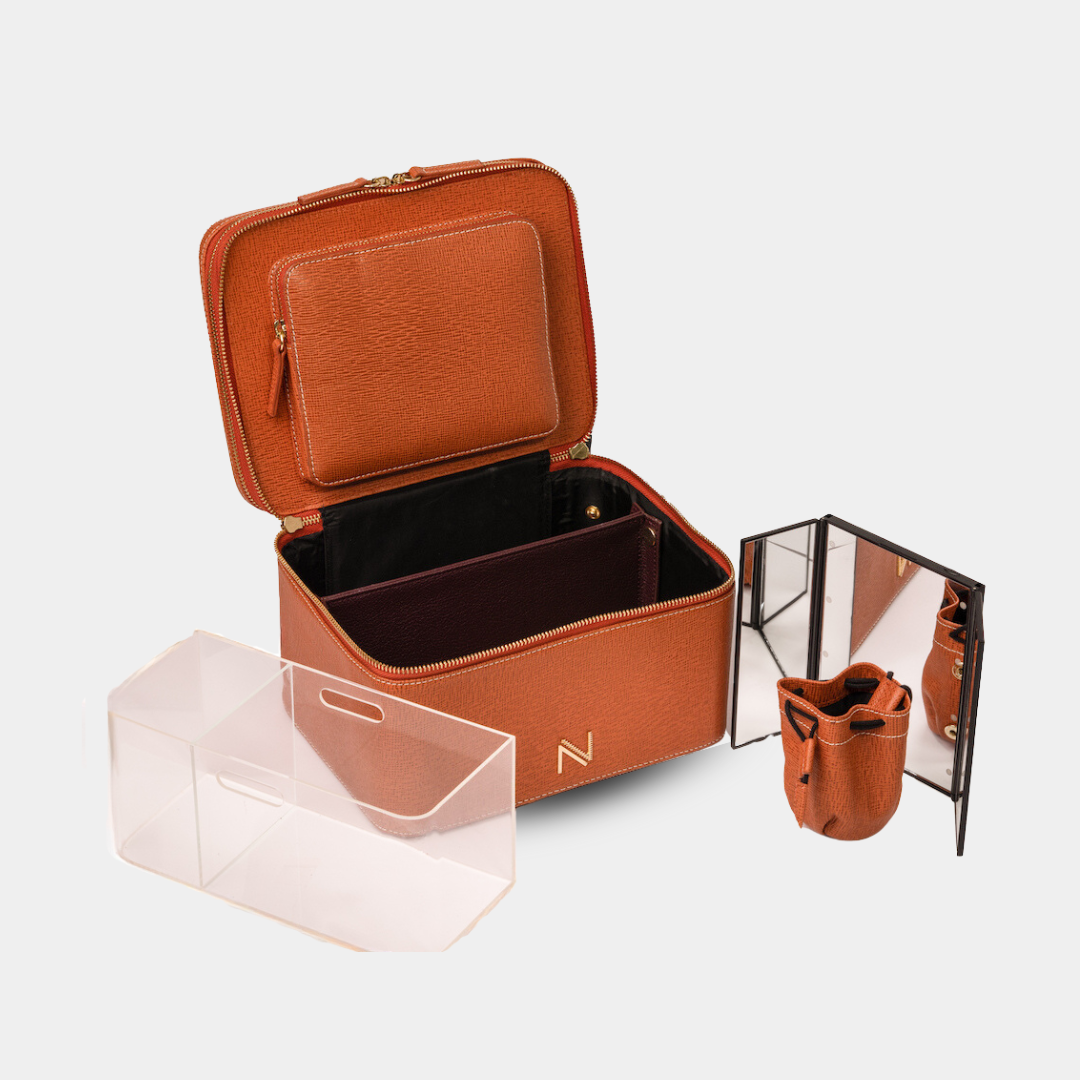 Vanity Case Burnt Orange