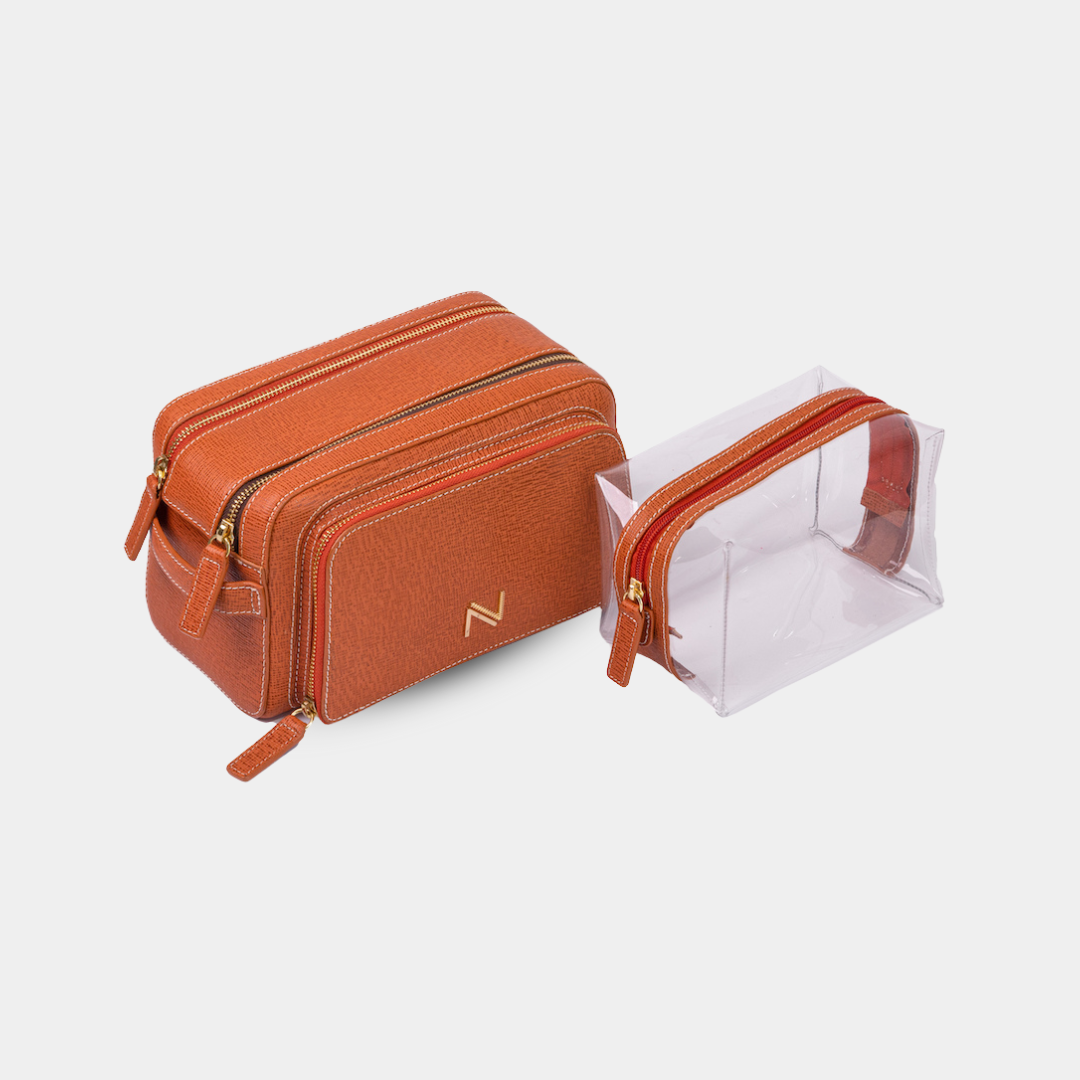 Washbag Burnt Orange