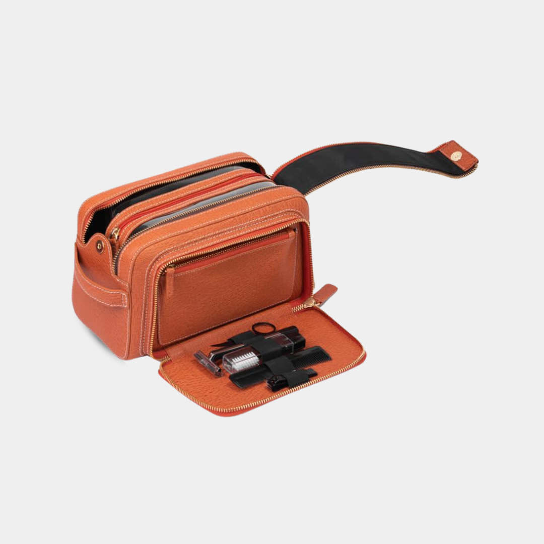 حقيبة مستحضرات العناية الشخصية - برتقالي