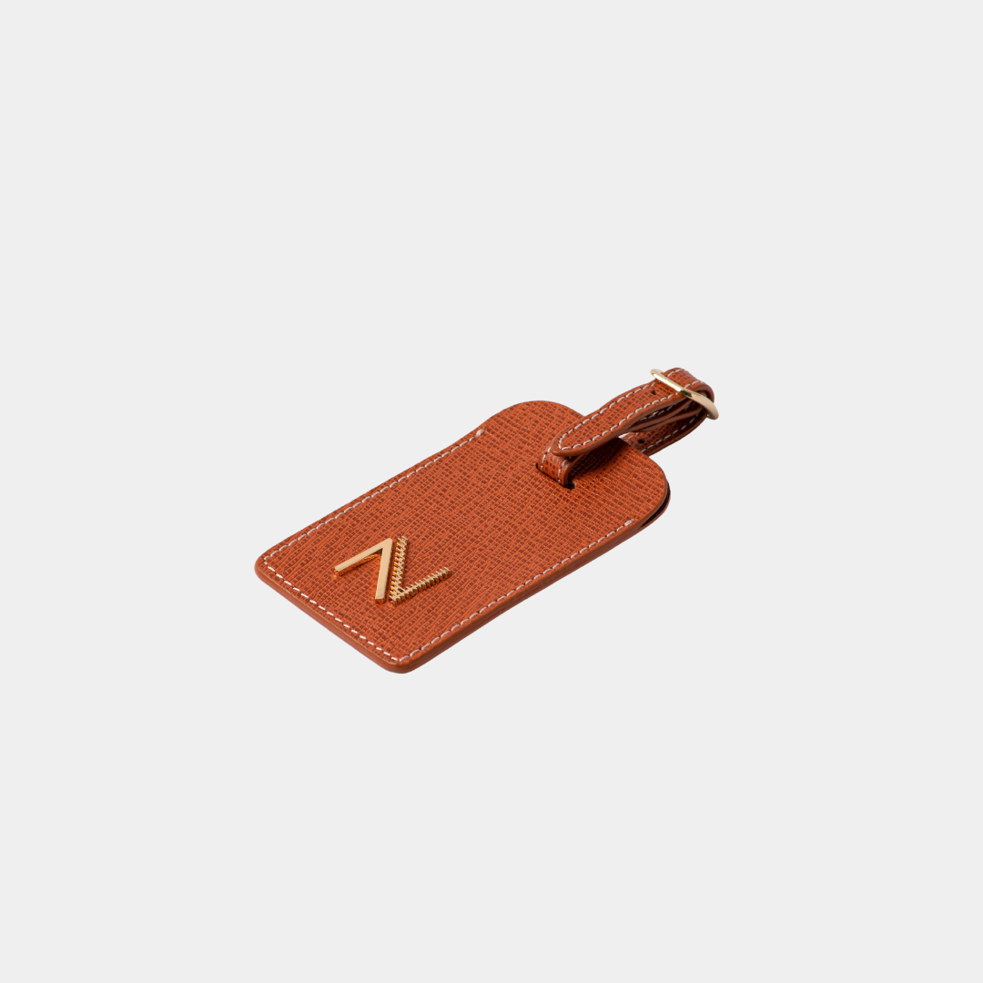 Luggage Tag Burnt Orange