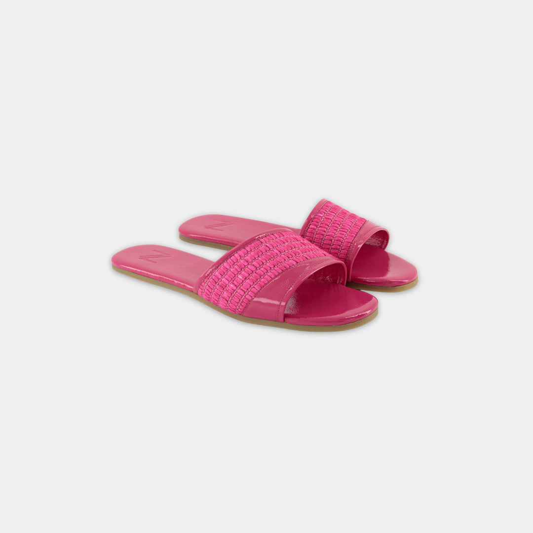 Beach Slippers Fuchsia