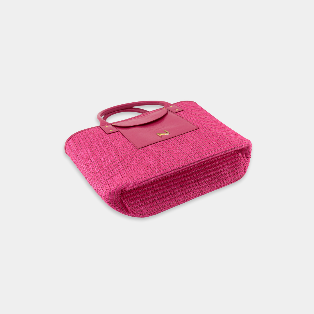 حقيبة شاطئ فوشيا